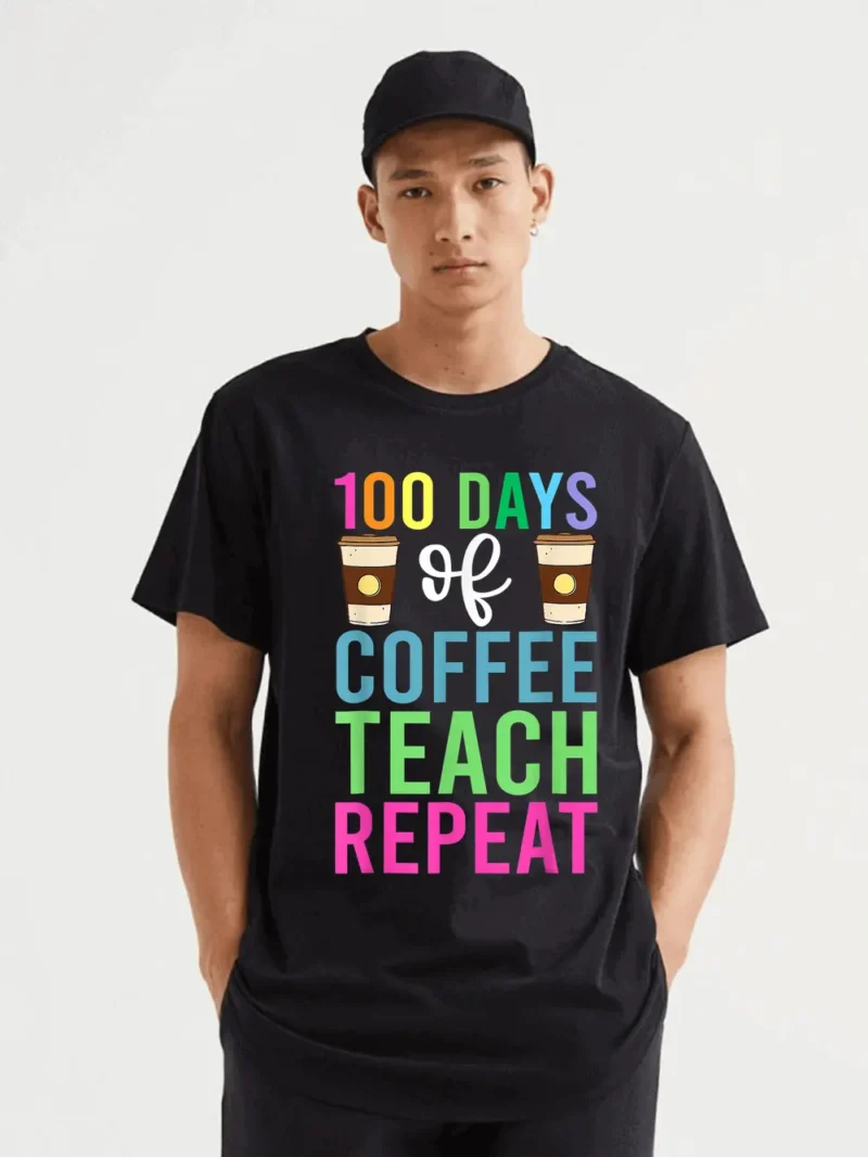 100 Days Of School  For Teacher T-Shirt