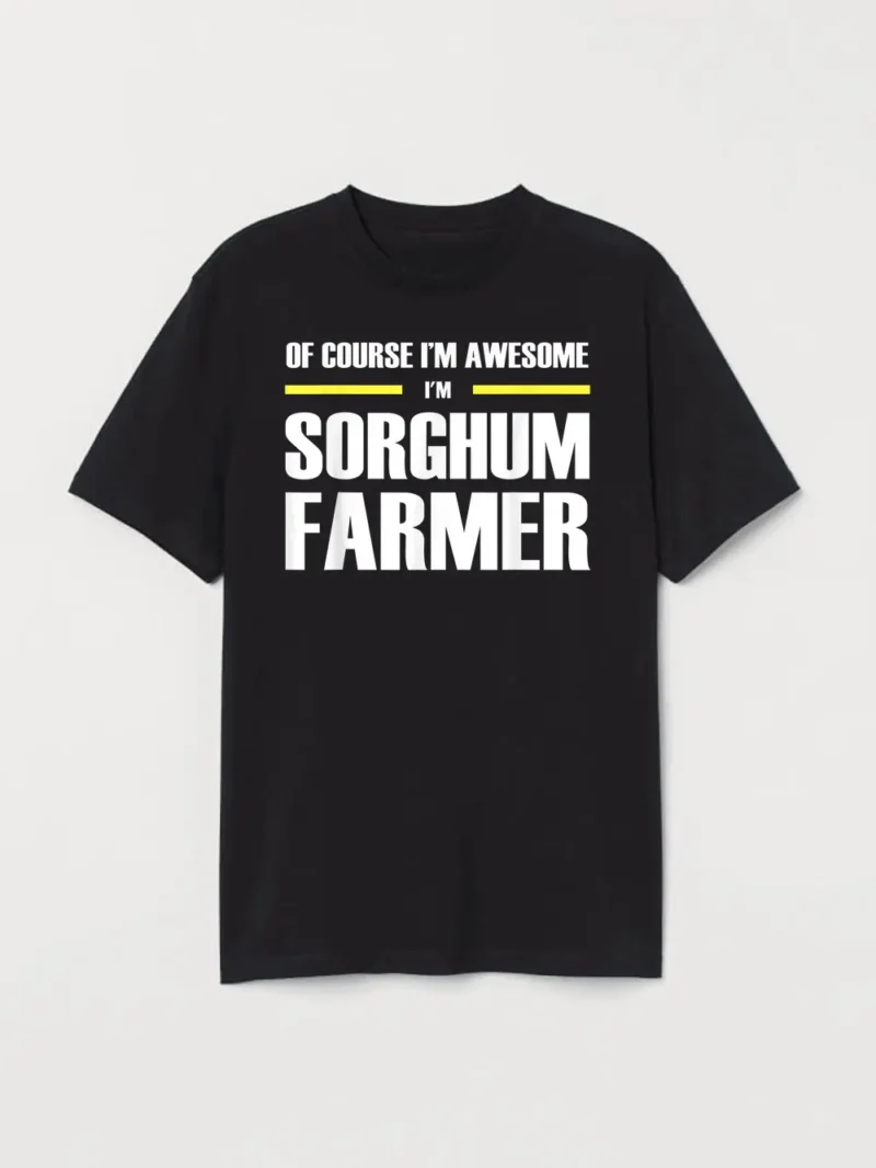 Awesome Sorghum Farmer T-Shirt - Image 2