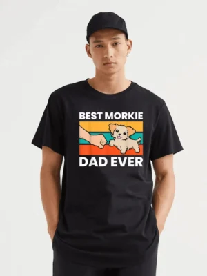 Best Morkie Dad Ever Dog T-Shirt