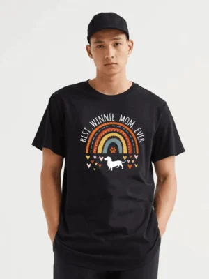 Best Winnie Mom Ever Rainbow T-Shirt
