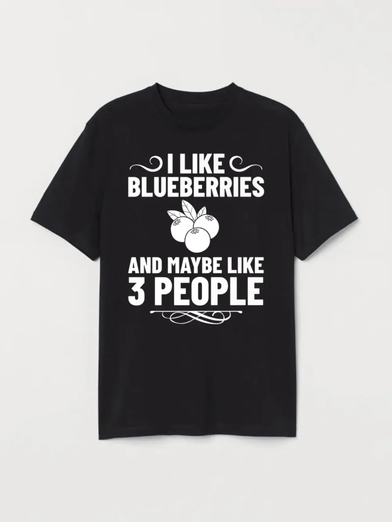 Blueberry Plant Blueberries Farmer T-Shirt - Image 2