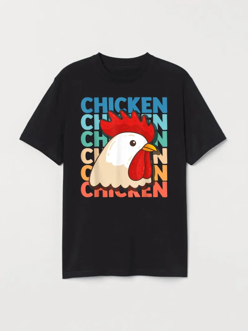 Chicken Flock Egg Hen Farmer T-Shirt - Image 2