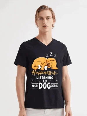 Happiness Is Your Dog Snoring T-Shirt
