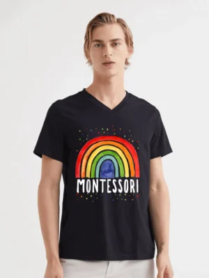 Montessori Rainbow For Montessori Teachers T-Shirt